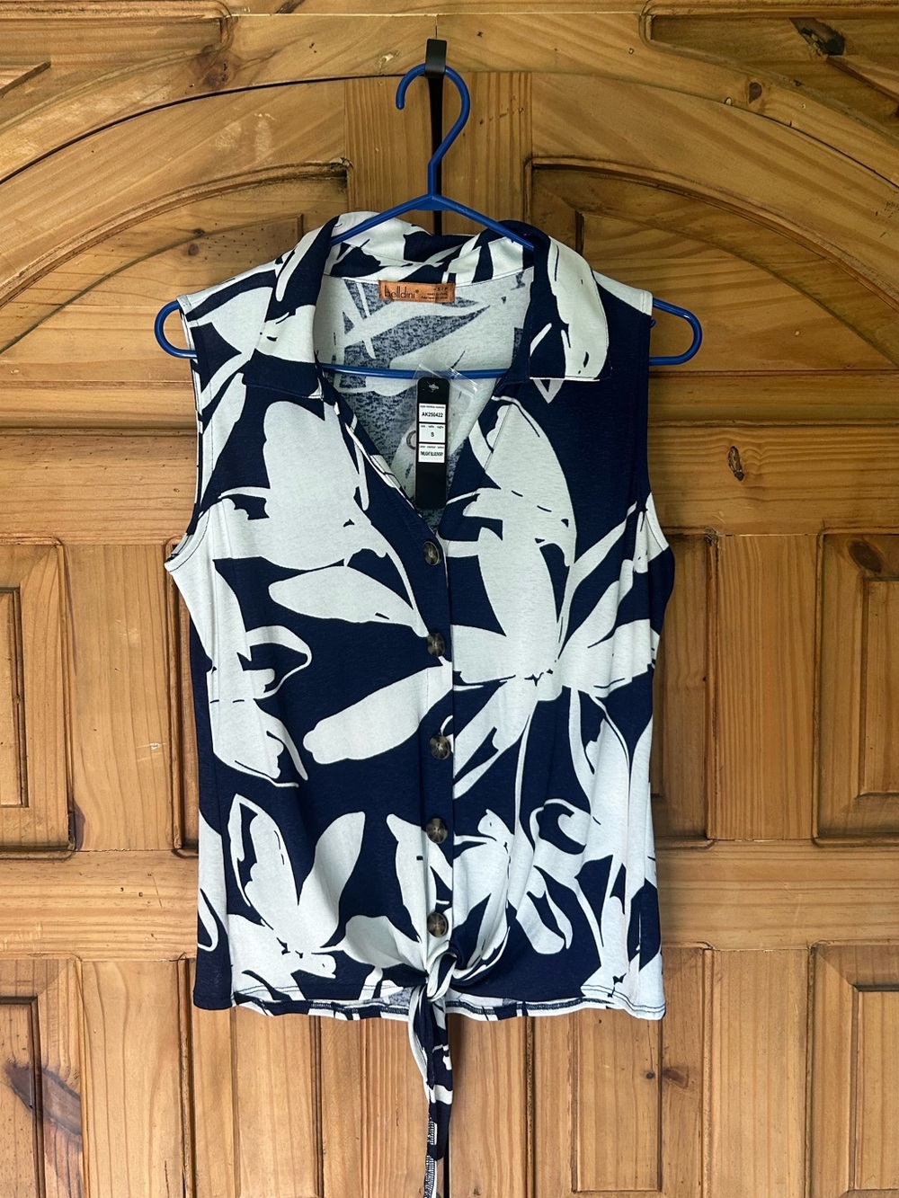 NWT BELLDINI Tropical Sleeveless Top